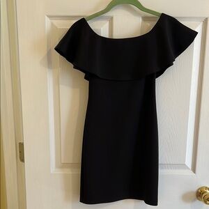 Aqua Women’s BlackOff-Shoulder Mini Dress Size XS